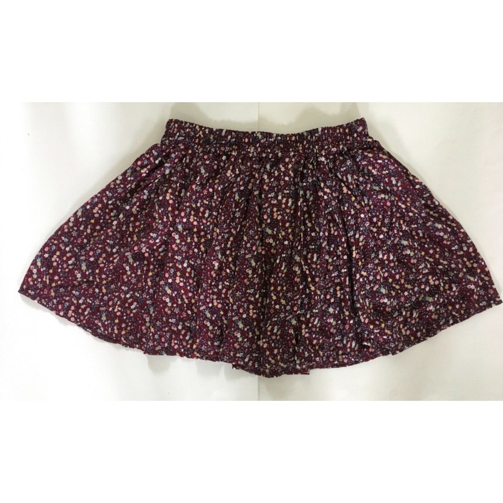 NWT American Eagle 'Don't Ask Why' Floral Flare Mini Skirt One Size Italy Made